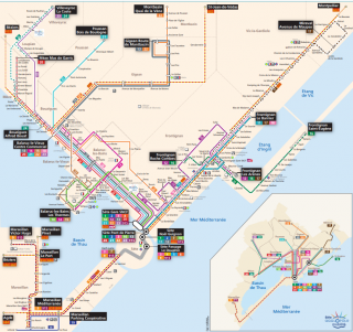 Plan du réseau de bus | Sète Agglopole