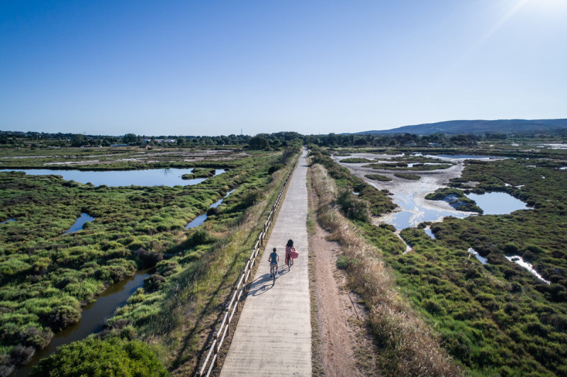 Cycle routes in l'Archipel de Thau