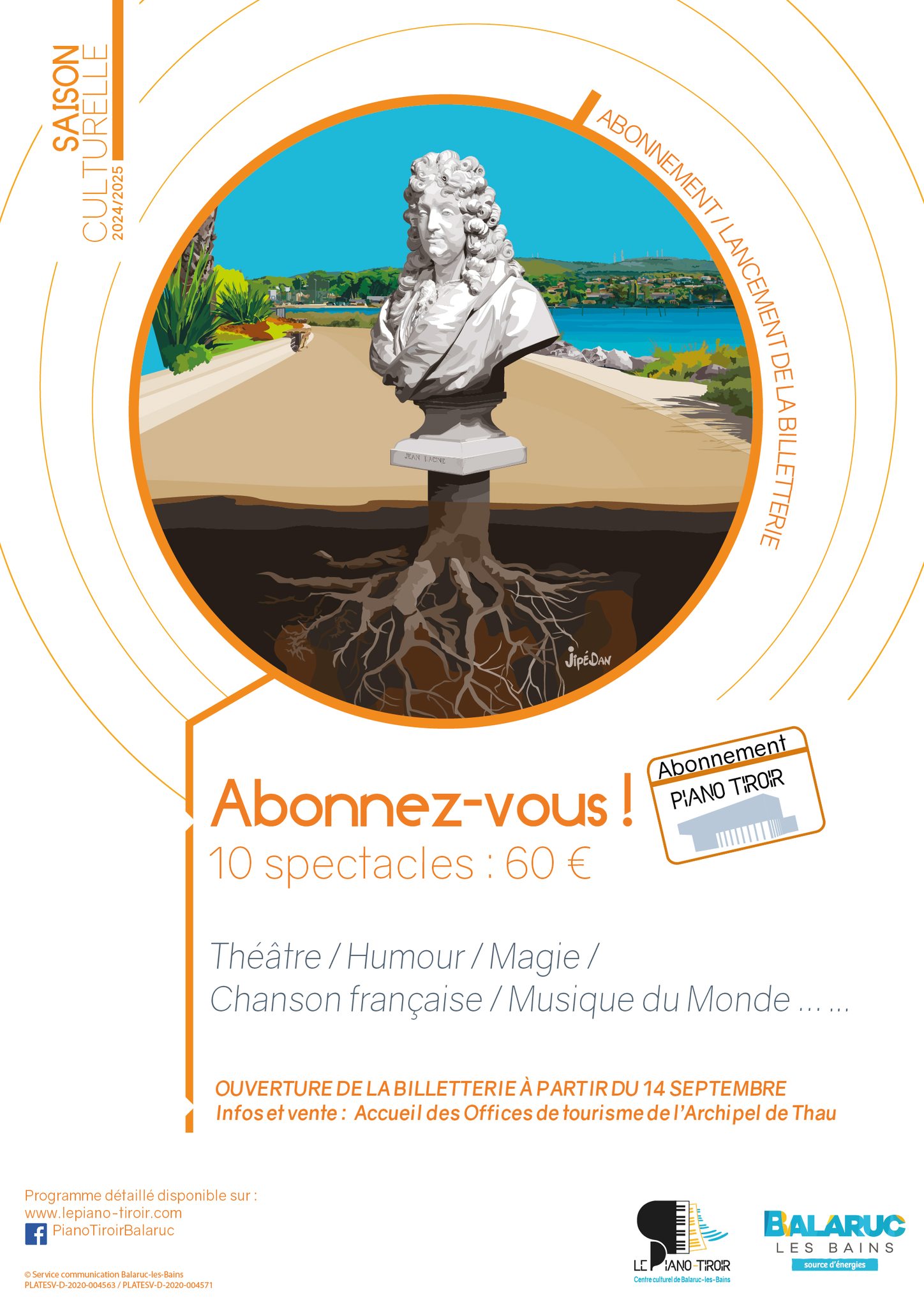 ABONNEMENT PIANO TIROIR SAISON 2024 2025
