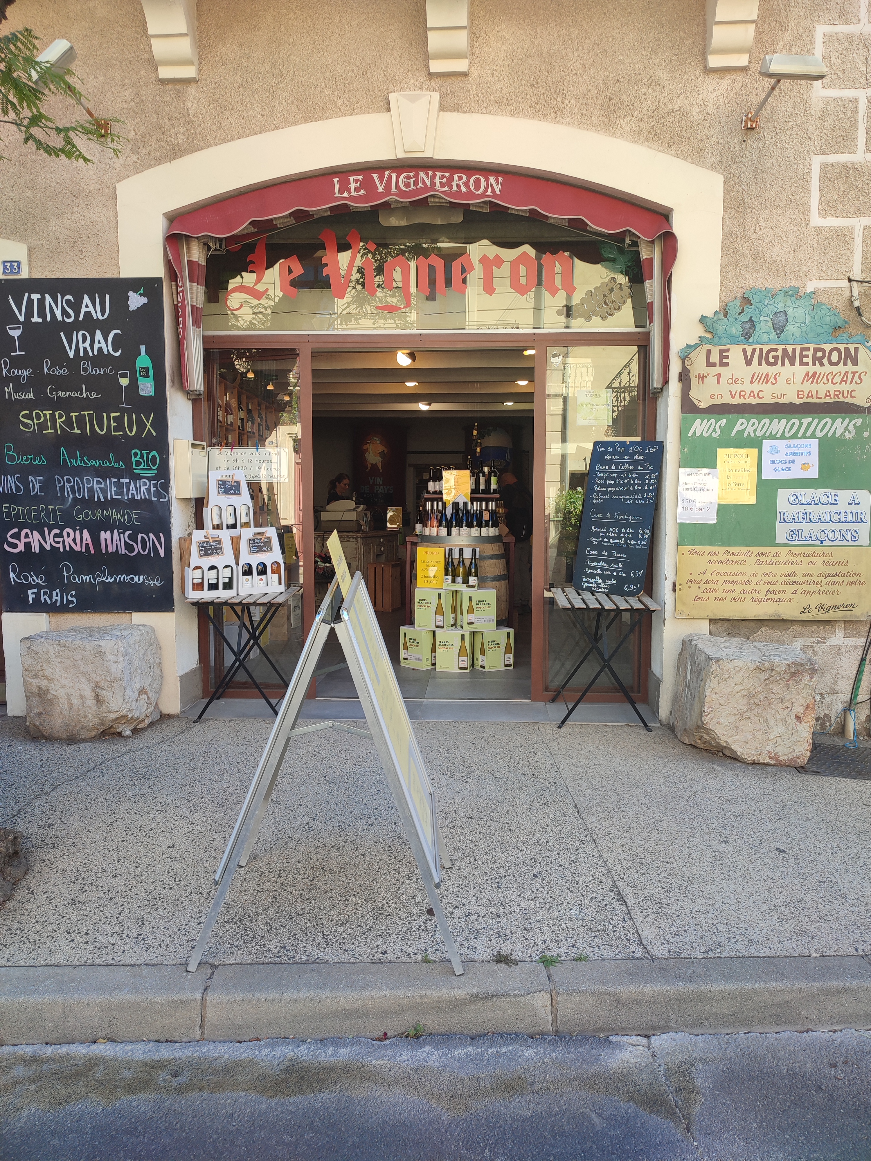 CAVISTE LE VIGNERON BALARUC LES BAINS