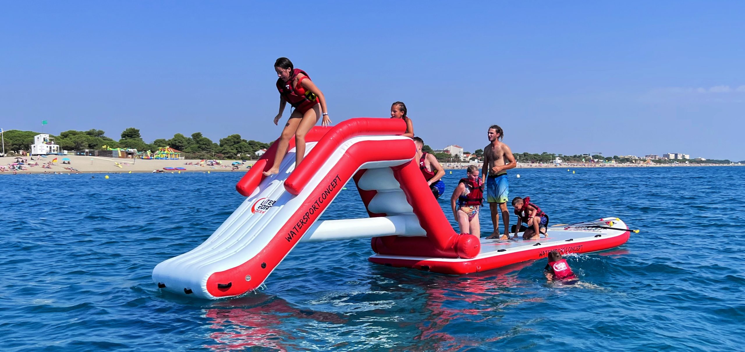 Paddle géant et son BIG toboggan