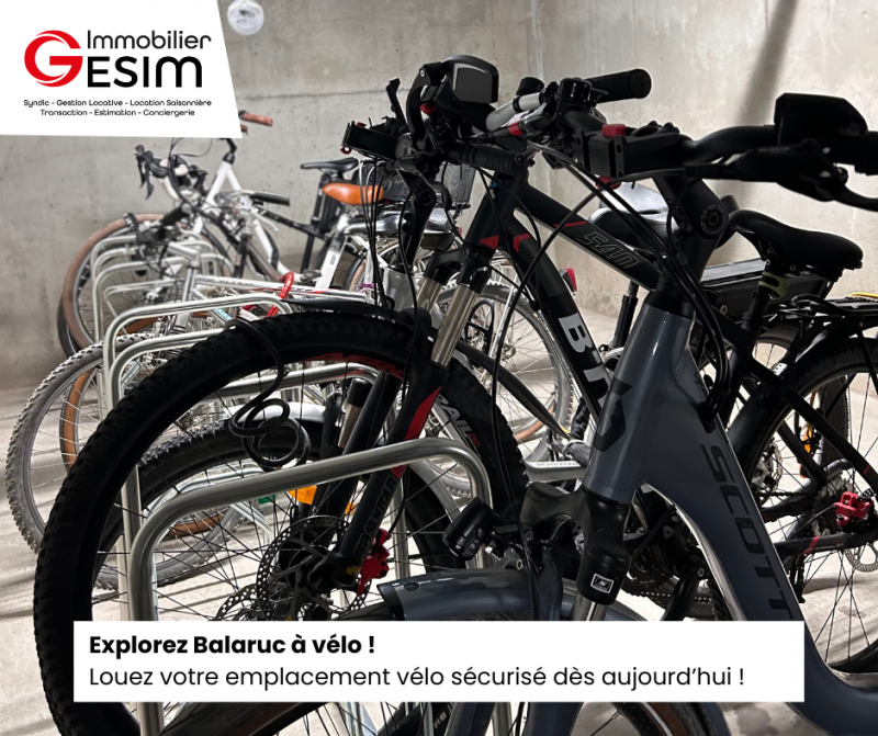 Explorez Balaruc à vélo ! Louez votre emplacement sécurisé dès aujourd’hui 