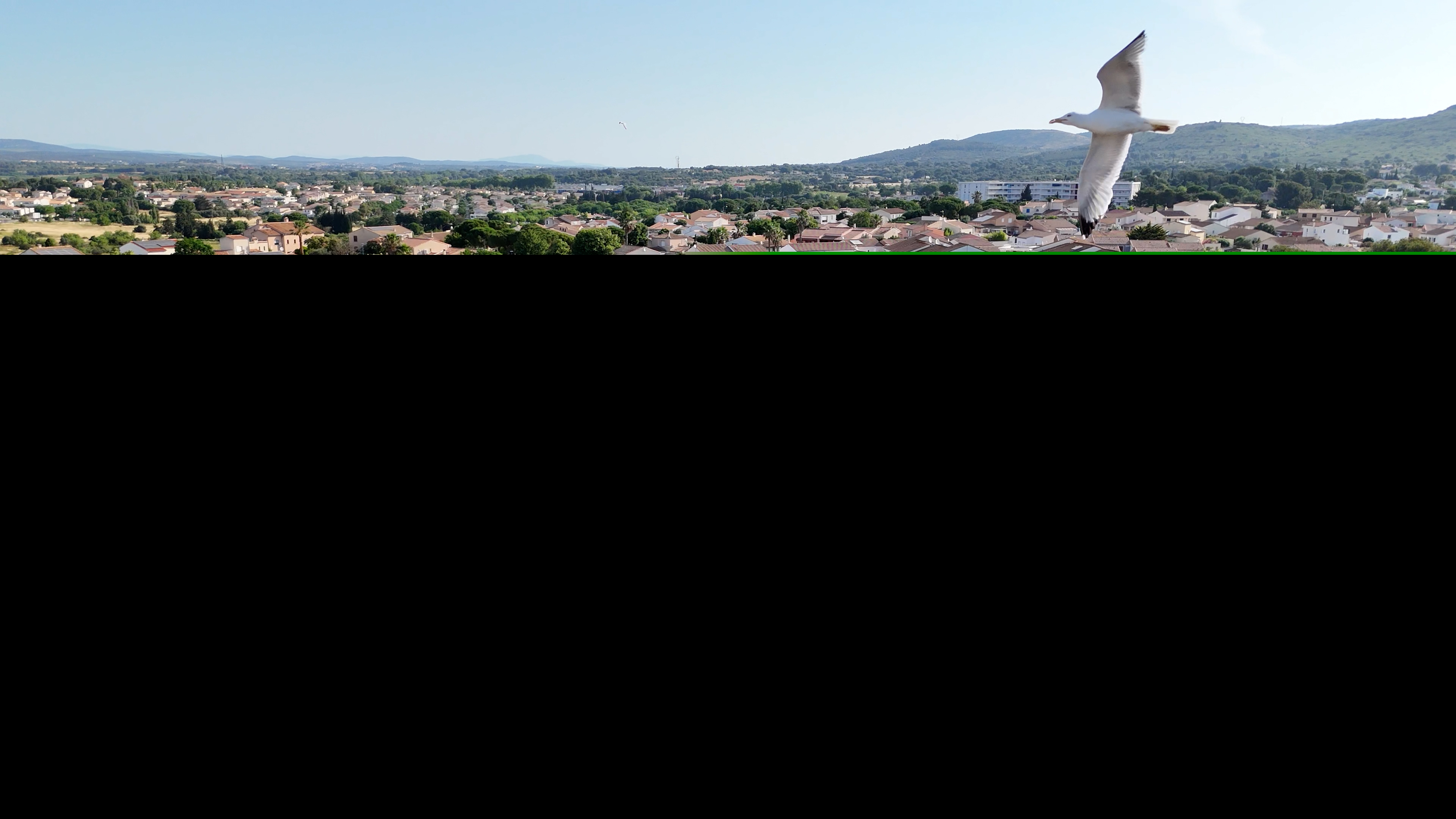 vue aérienne de la résidence