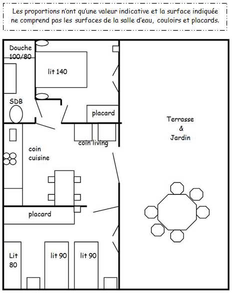 GITES DE LA PINEDE BALARUC LES BAINS LOGEMENT LES LAURIERS_1