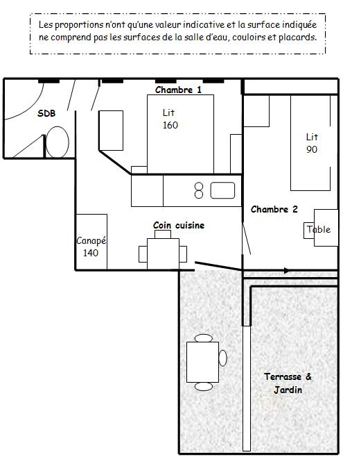 GITES DE LA PINEDE BALARUC LES BAINS LOGEMENT LES LAVANDES_1