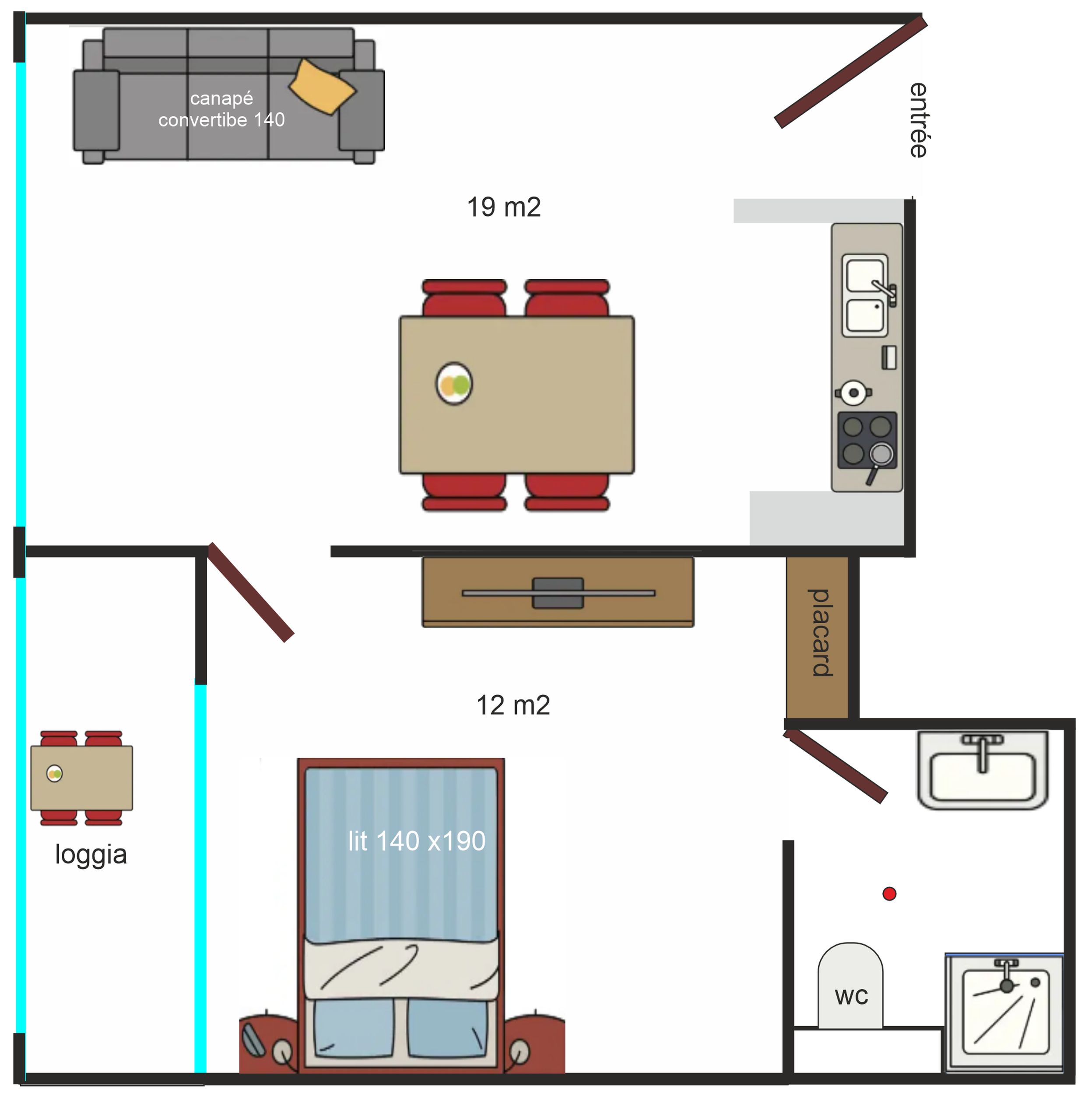 LOCATION BALARUC LES BAINS RESIDENCE LAVANDE 20 GIRAULT DIDIER